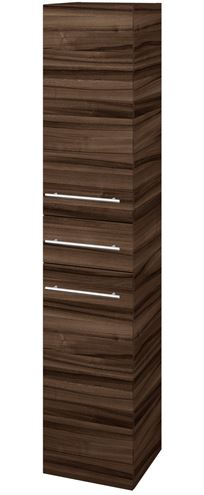 DŘEVOJAS DOS SVD2Z 35 vysoká skříňka 35x35,2x172 cm, 1 zásuvka, 2 dvířka, panty vlevo, úchytka ocel, ořech 64870-T02 Obrázek - Hlavní obrázek