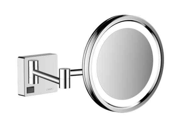 HANSGROHE ADDSTORIS kosmetické zrcátko 160 mm, zvětšovací, s osvětlením, chrom 41790000 Obrázek - Hlavní obrázek