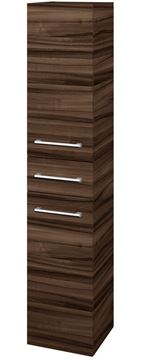 DŘEVOJAS DOS SVD2Z 35 vysoká skříňka 35x35,2x172 cm, 1 zásuvka, 2 dvířka, panty vlevo, úchytka chrom, ořech