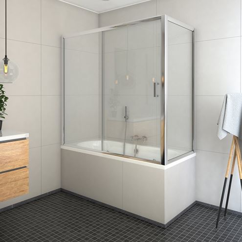 ROTH LEGA LLVB/700 boční stěna 70x150 cm, brillant/sklo transparent 573-7000000-00-02 Obrázek - fotka