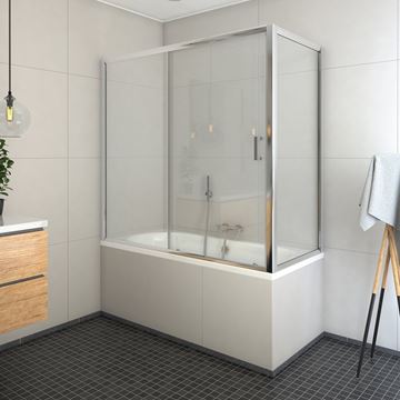ROTH LEGA LLVB/700 boční stěna 70x150 cm, brillant/sklo transparent 573-7000000-00-02 Obrázek - fotka