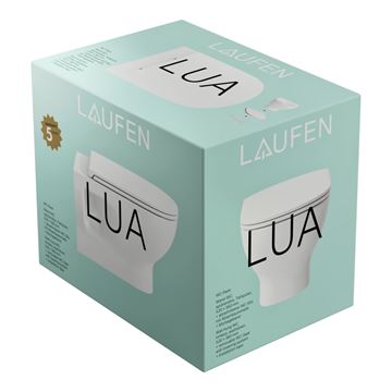 LAUFEN LUA závěsné WC, se SoftClose sedátkem, Rimless splachování H8660810000001 Obrázek - fotka