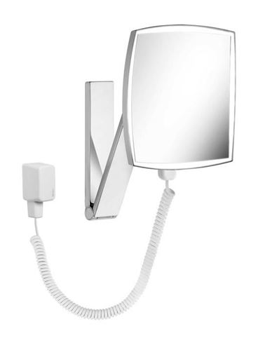 KEUCO ILOOK_MOVE kosmetické zrcátko 200x200 mm, zvětšovací, s osvětlením, chrom 17613019001 Obrázek - Hlavní obrázek