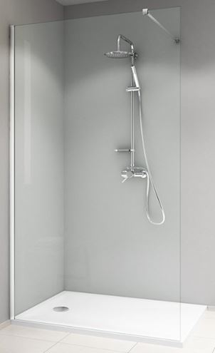 ROTH PROJECT EI TWF stěna walk-in 900x200,7 cm, brillant/čiré sklo EI TWF 09020 VPE Obrázek - Hlavní obrázek