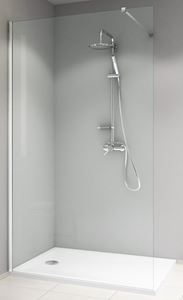 ROTH PROJECT EI TWF stěna walk-in 900x200,7 cm, brillant/čiré sklo
