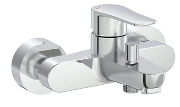 CONCEPT E50 III vanová nástěnná baterie, s přepínačem, chrom