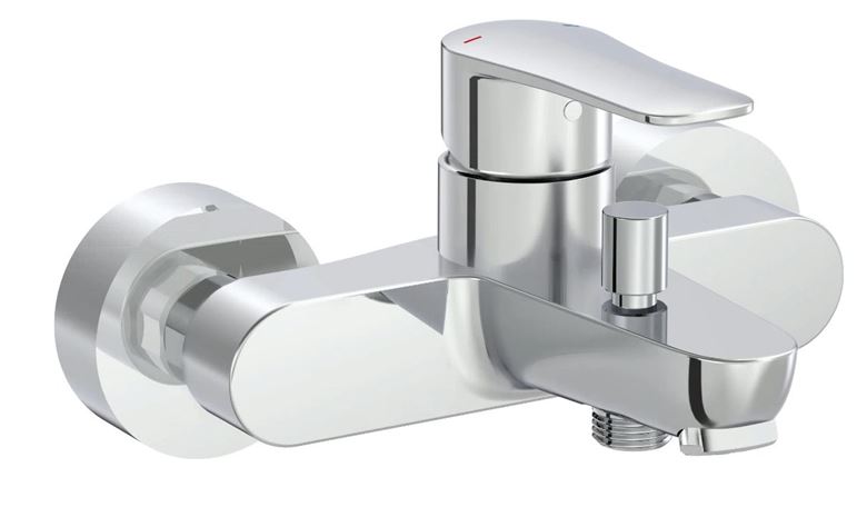 CONCEPT E50 III vanová nástěnná baterie, s přepínačem, chrom A43058EXP Obrázek - Hlavní obrázek