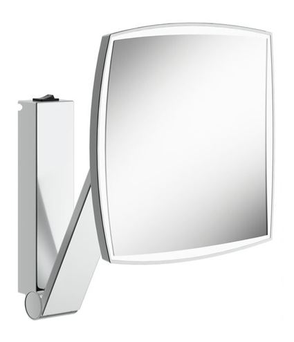 KEUCO ILOOK_MOVE kosmetické zrcátko 200x200 mm, zvětšovací, s osvětlením, chrom 17613019004 Obrázek - Hlavní obrázek