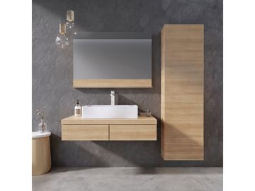 RAVAK FORMY SB 46 vysoká skříňka 46x27x160 cm, 1 dvířka, lakovaná bílá X000001260 Obrázek - fotka