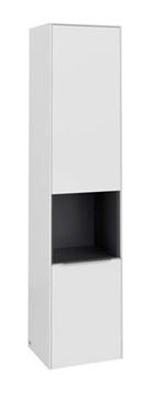 VILLEROY & BOCH SUBWAY 3.0 vysoká skříňka 40x36,2x171 cm, 2 dvířka, 1 police, panty vpravo, Brilliant White