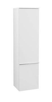 VILLEROY & BOCH VENTICELLO vysoká skříňka 40,4x37,2x154,6 cm, 1 dvířka, panty vpravo, Glossy White