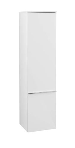 VILLEROY & BOCH VENTICELLO vysoká skříňka 40,4x37,2x154,6 cm, 1 dvířka, panty vpravo, Glossy White A95111DH Obrázek - Hlavní obrázek