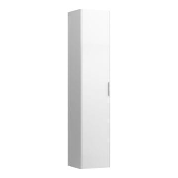 LAUFEN BASE vysoká skříňka 35x33,6x165 cm, 1 dvířka, panty vlevo, lesklá bílá