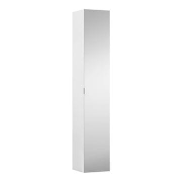 LAUFEN SPACE vysoká skříňka 30x30x170 cm, 1 dvířka, matná bílá/sklo