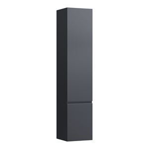 LAUFEN PRO S vysoká skříňka 35x33,5x165 cm, 1 dvířka, panty vlevo, matný grafit