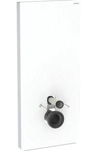 GEBERIT MONOLITH sanitární modul pro WC 114 cm, sklo, bílá
