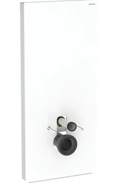 GEBERIT MONOLITH sanitární modul pro WC 114 cm, sklo, bílá