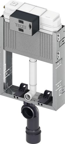 ROCA MERIDIAN závěsné WC s montážním prvkem TECEbox, Rimless splachování, SoftClose sedátko, chromové tlačítko PT2.TEKF-RSC.CR.33 Obrázek - fotka