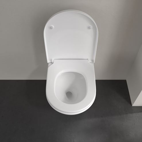 VILLEROY & BOCH VERITY EXCLUSIVE závěsné WC, se SoftClosing sedátkem, TwistFlush splachování, alpská bílá 4673TS01 Obrázek - fotka