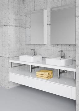 DŘEVOJAS DSD SZZ 60 nízká skříňka 60x50x20 cm, 1 zásuvka, Push-open, lesklá bílá/bílá vysoký lesk 224929-T31 Obrázek - fotka