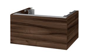 DŘEVOJAS DSD SZZ1 60 nízká skříňka 60x50x30 cm, 1 zásuvka, Push-open, ořech