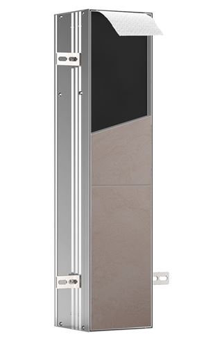CONCEPT 300 nízká skříňka 15,4x15x65,8 cm, 1 dvířka, panty vpravo, Push-open, s držákem toaletního papíru, s WC štětkou, k obložení 015-2080 Obrázek - Hlavní obrázek