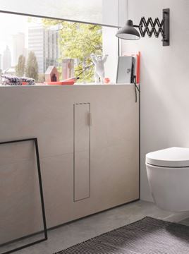 CONCEPT 300 nízká skříňka 15,4x15x65,8 cm, 1 dvířka, panty vlevo, Push-open, s držákem toaletního papíru, s WC štětkou, k obložení 015-2073 Obrázek - fotka