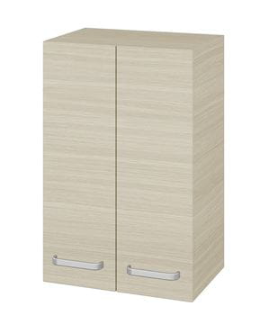 DŘEVOJAS SYD2 50 nízká skříňka 50x35,2x77,1 cm, 2 dvířka, úchytka hliník mat, dub