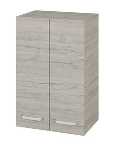 DŘEVOJAS SYD2 50 nízká skříňka 50x35,2x77,1 cm, 2 dvířka, úchytka hliník mat, oregon