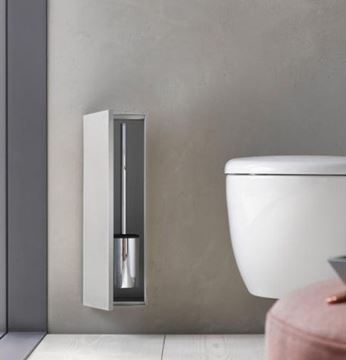 CONCEPT 300 nízká skříňka 15,4x15x49,2 cm, 1 dvířka, Push-open, s WC štětkou, k obložení 015-2076 Obrázek - fotka