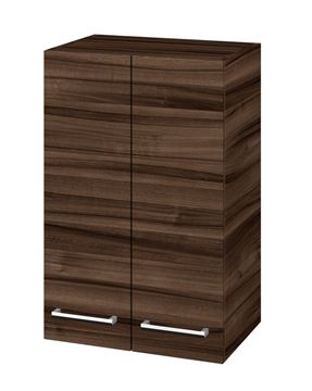 DŘEVOJAS SYD2 50 nízká skříňka 50x35,2x77,1 cm, 2 dvířka, úchytka chrom, ořech