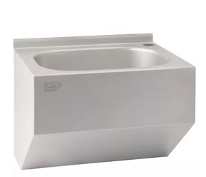AZP BRNO umyvadlo 44 cm, s otvorem pro baterii, bez přepadu, nerez