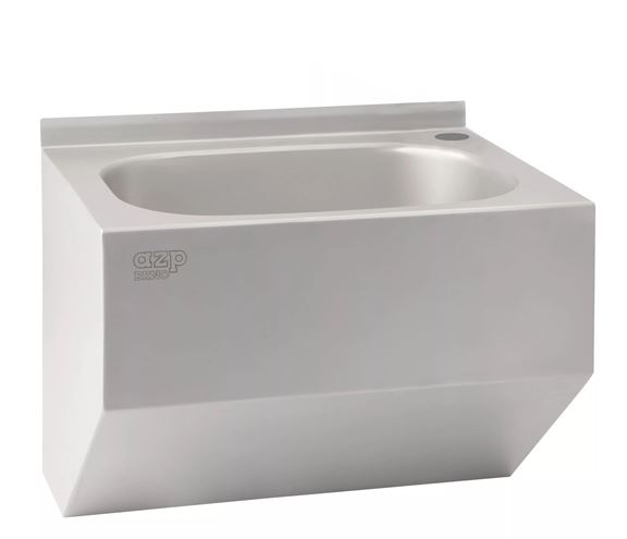 AZP BRNO umyvadlo 44 cm, s otvorem pro baterii, bez přepadu, nerez AUM 016 Obrázek - Hlavní obrázek