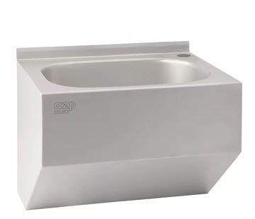 AZP BRNO umyvadlo 44 cm, s otvorem pro baterii, bez přepadu, nerez
