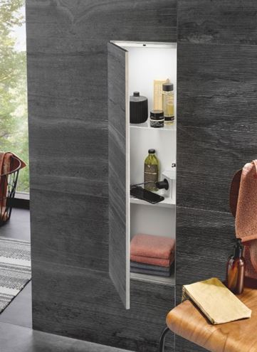 CONCEPT 300 nízká skříňka 25x15x90 cm, 1 dvířka, Push-open, s osvětlením, k obložení 015-2075 Obrázek - fotka