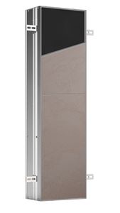 CONCEPT 300 nízká skříňka 25x15x90 cm, 1 dvířka, Push-open, s osvětlením, k obložení