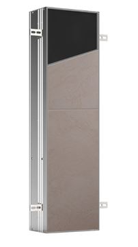 CONCEPT 300 nízká skříňka 25x15x90 cm, 1 dvířka, Push-open, s osvětlením, k obložení