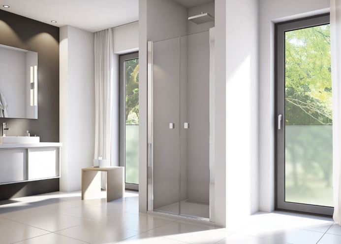 CONCEPT 200 sprchové dveře 75x200 cm, lítací, aluchrom/čiré sklo CON20755007 Obrázek - fotka