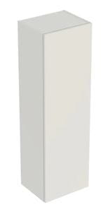 GEBERIT SMYLE SQUARE nízká skříňka 36x29,9x118 cm, 1 dvířka, Push-open, lesklá pískově šedá