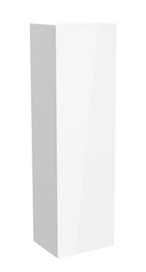 VITRA METROPOLE PURE nízká skříňka 35x29,5x120 cm, 1 dvířka, panty vpravo, Push-open, lesklá bílá