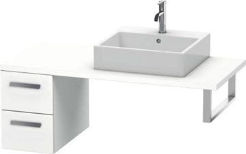 CONCEPT 450 deska pod umyvadlo s výřezem 120x55x4,5 cm, matná bílá XB009F01818 Obrázek - fotka