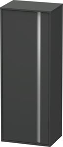 DURAVIT KETHO nízká skříňka 50x36x132 cm, 1 dvířka, panty vlevo, matný grafit