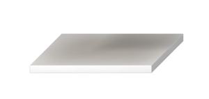 JIKA CUBITO PURE deska pod umyvadlo 66x47x3,6 cm, bílá