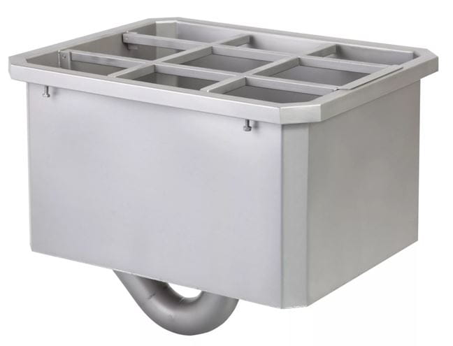 AZP BRNO výlevka se sifonem 45 cm, s mřížkou, nerez VL 01 Obrázek - Hlavní obrázek