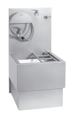 AZP BRNO výlevka pro chemické WC 60 cm, s napouštěcím ventilem a roštem, nerez VLK 03 Obrázek - Hlavní obrázek