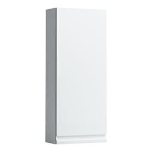 LAUFEN PRO S nízká skříňka 35x18x85 cm, 1 dvířka, panty vlevo, lesklá bílá