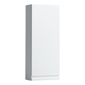 LAUFEN PRO S nízká skříňka 35x18x85 cm, 1 dvířka, panty vpravo, lesklá bílá