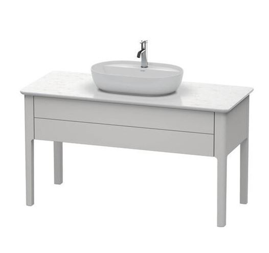 DURAVIT LUV skříňka pod umyvadlo 133,8x57x74,3 cm, 1 zásuvka, Push-open, matná bílá LU956103939 Obrázek - Hlavní obrázek