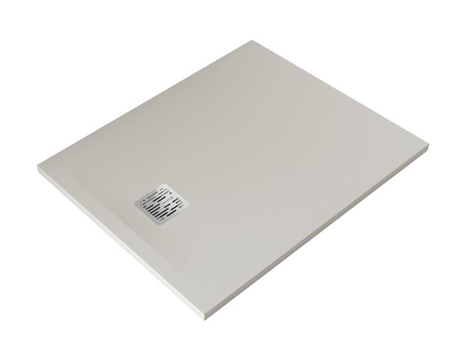 CONCEPT 200 sprchová vanička 80x100 cm, litý mramor, samonosná, mat light dove grey 08DW08O2-81 Obrázek - Hlavní obrázek