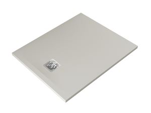 CONCEPT 200 sprchová vanička 80x100 cm, litý mramor, samonosná, mat light dove grey